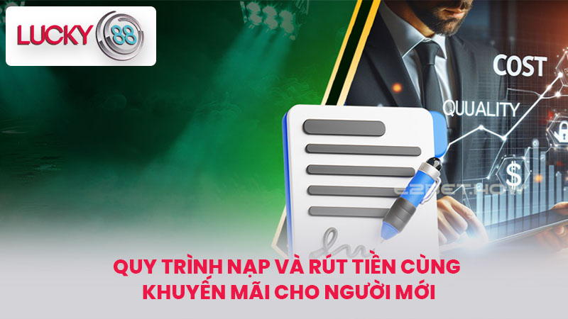 Quy trình nạp và rút tiền cùng khuyến mãi cho người mới